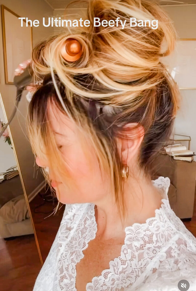 Exploring how to create beefy bangs with Brandi Sharp