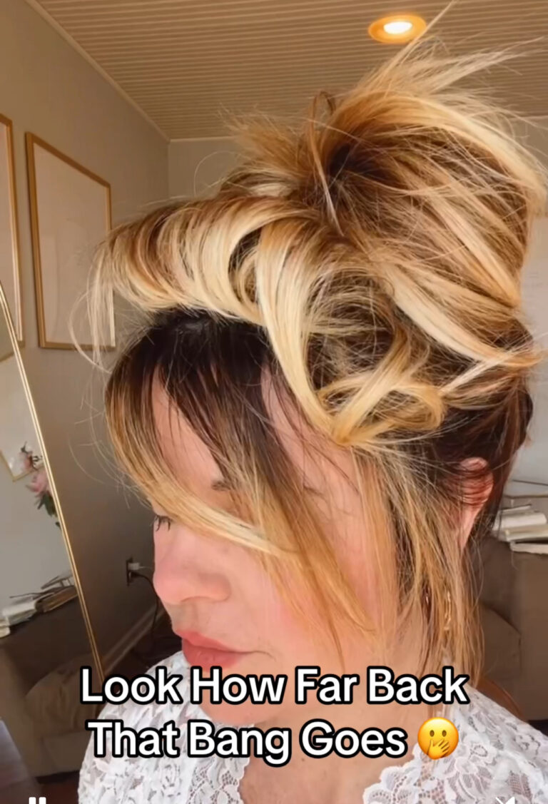 Effortless Messy Bun Hairstyles with Bangs | How to Create Quick, Effortless Hairstyles Using the Dyson Airwrap